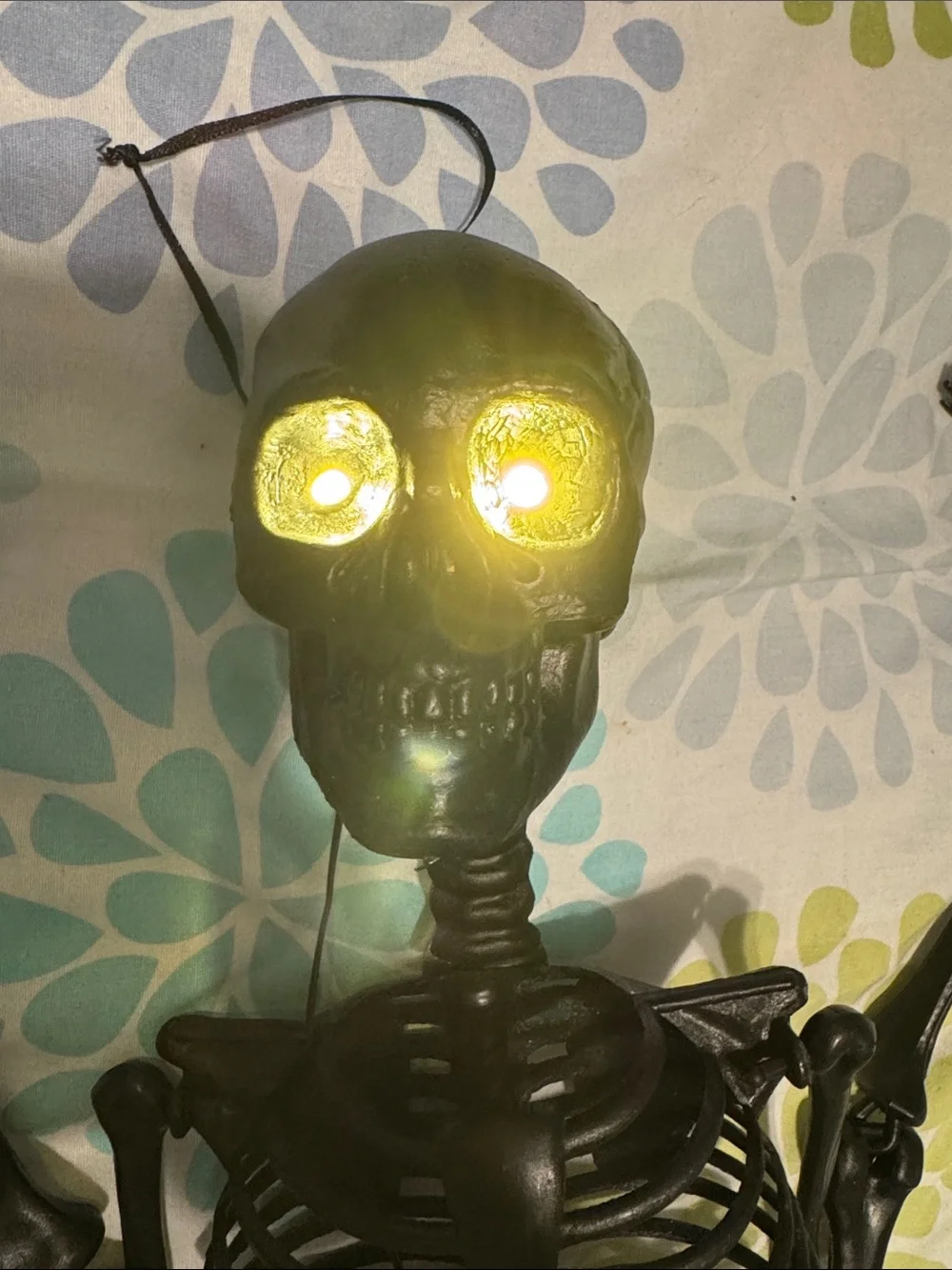 Black Plastic Skeleton Wall Décor